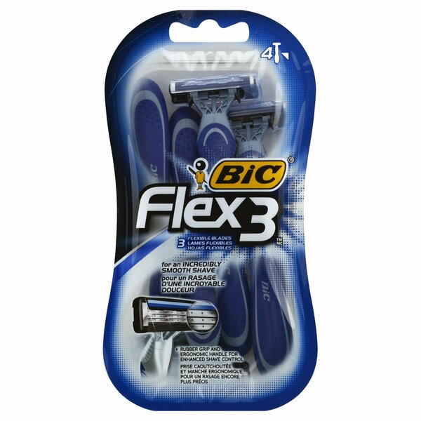 Bic Flex 3 Men's, 4PK 117617